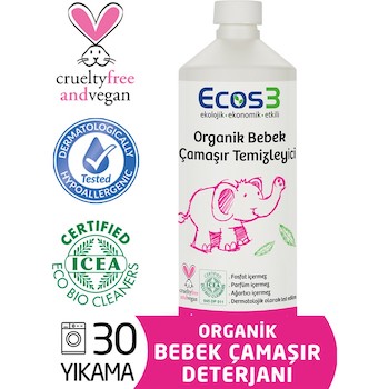 ecos 3 organik bebek deterjanı