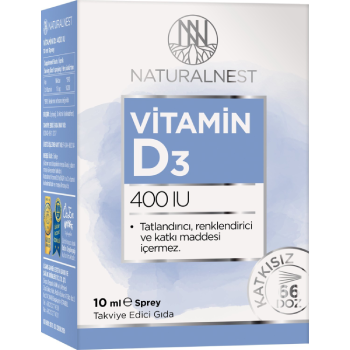 NaturalNest Vitamin D3 400 IU Sprey