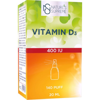 Nature's Supreme Vitamin D3 400 IU Sprey & Damla
