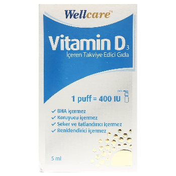 Wellcare Vitamin D3 400 IU Sprey