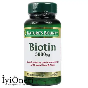 Nature's Bounty Biotin Vitamin Takviyesi
