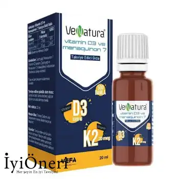 VeNatura D3K2 Vitamin Takviyesi